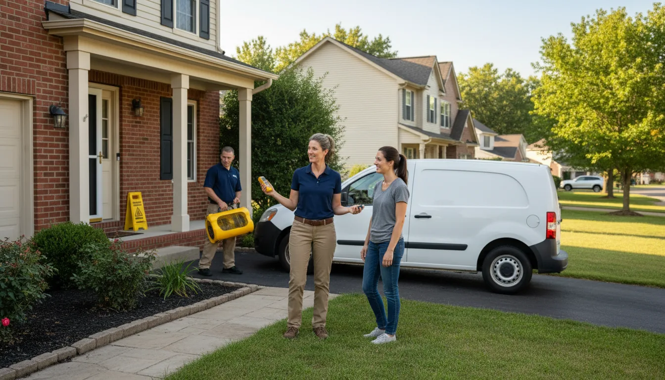 Water restoration image for Home Water Damage Repair in Burr Hill, VA